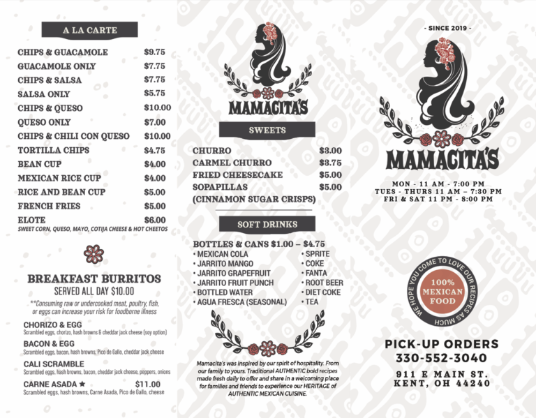 Menu » Mamacitas